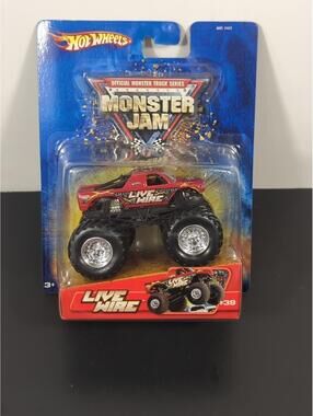 Hot Wheels Monster Jam Truck LIVE WIRE #39 Red NEW IN BOX